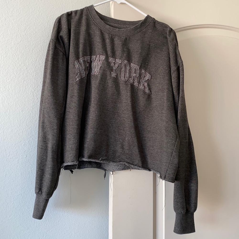 Vintage New York Cropped Sweatshirt